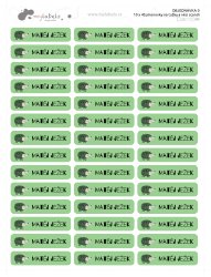 SCANDI névcímkék 45x10 mm (42 db)