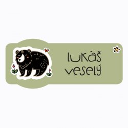 TABĂRĂ etichete cu nume 40x17 mm (27 buc.)