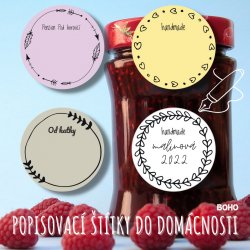 Etichetă DE SCRIS BOHO 47 mm (9 buc.)