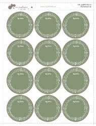 FELÍRHATÓ címke LEVÉL 44 mm (12 db)